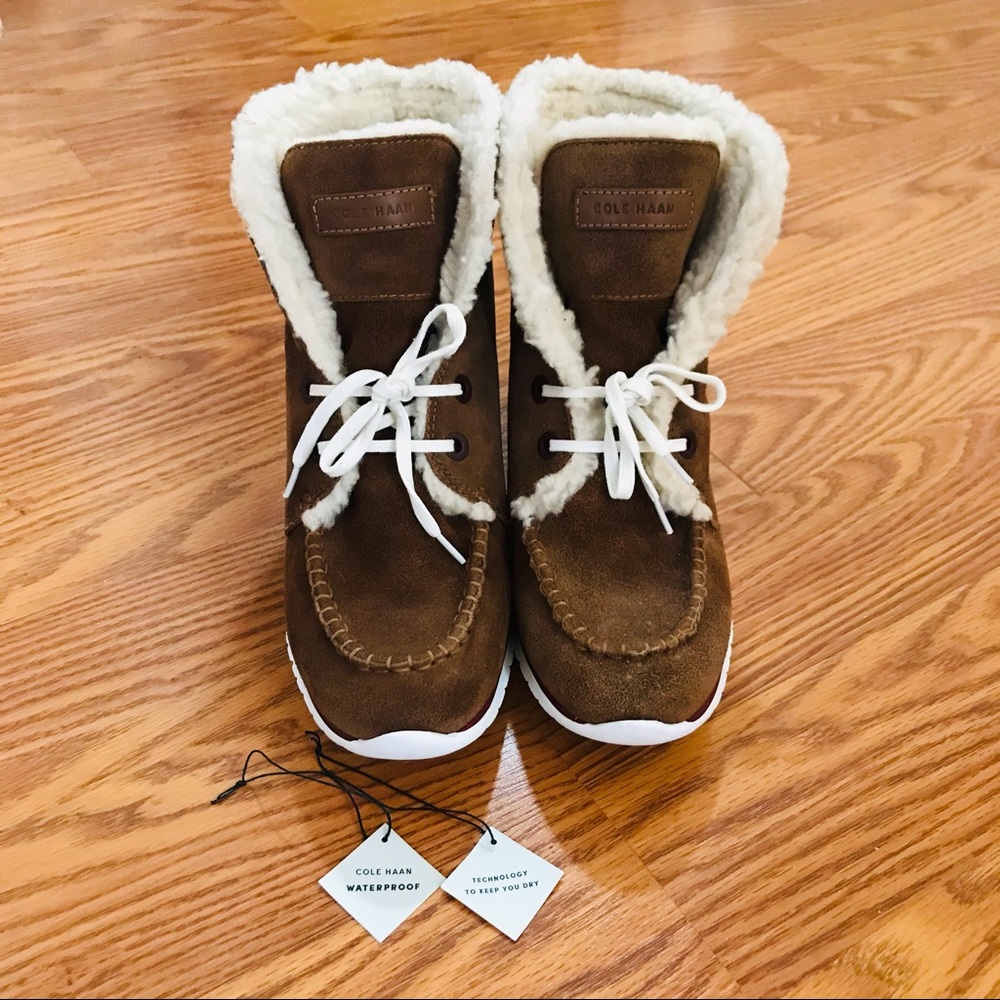 Cole Haan Zerogrand Shearling Chukka